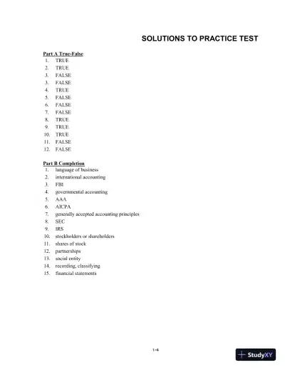 College Accounting (Chapters 1-24) 14th Edition Solution Manual - Page 5 preview image