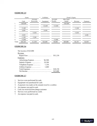 College Accounting (Chapters 1-24) 14th Edition Solution Manual - Page 8 preview image