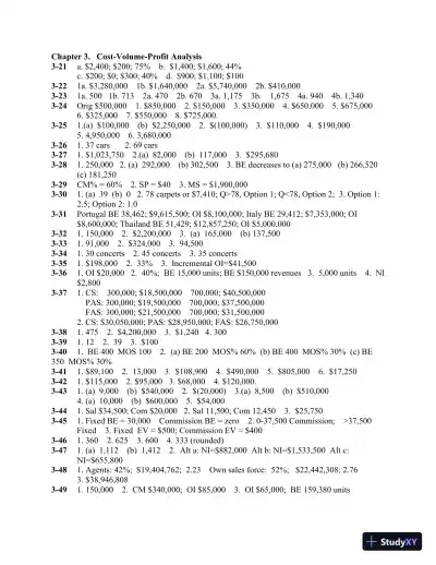 Horngren's Cost Accounting: A Managerial Emphasis, 16th Edition Solution Manual - Page 4 preview image