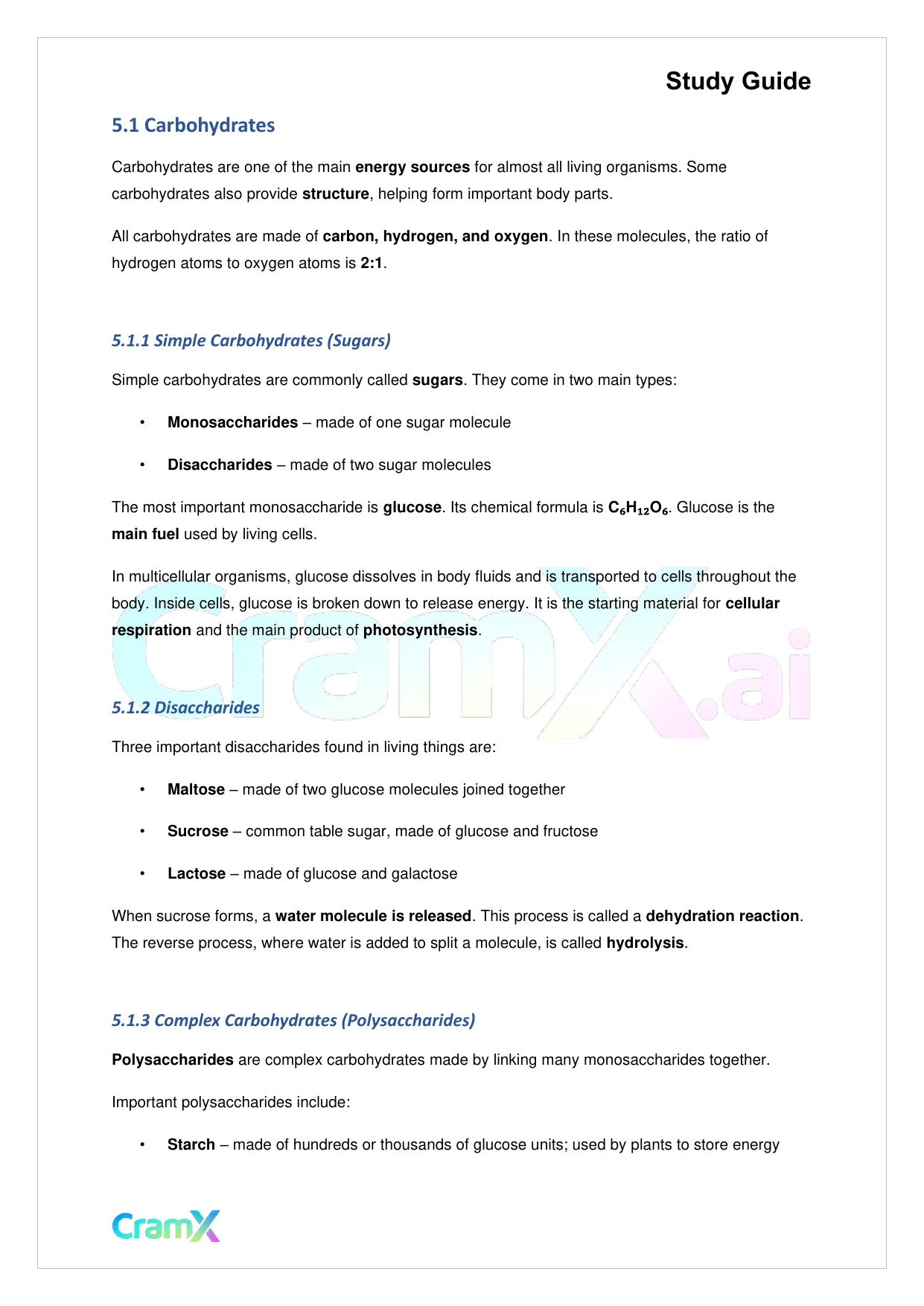 Biology - The Chemical Basis of Life - Page 7 preview image