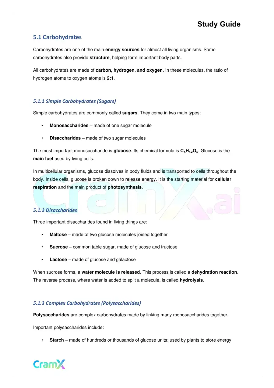 Biology - The Chemical Basis of Life, page 7