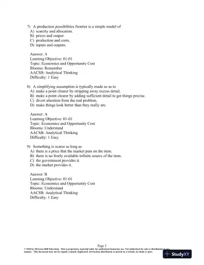 Issues in Economics Today 8th Edition Test Bank - Page 4 preview image