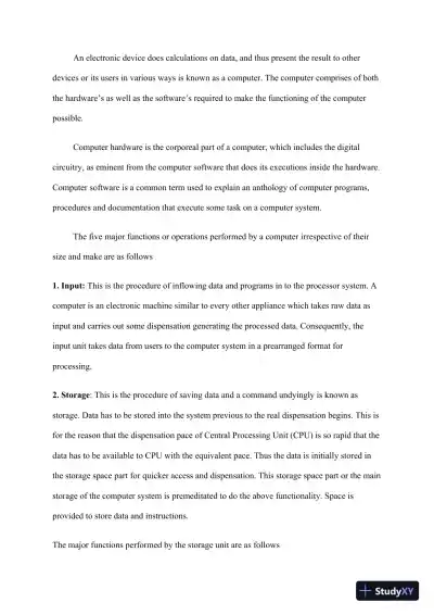 An Overview of Computer Architecture, Microprocessors, and Key Technological Concepts - Page 3 preview image