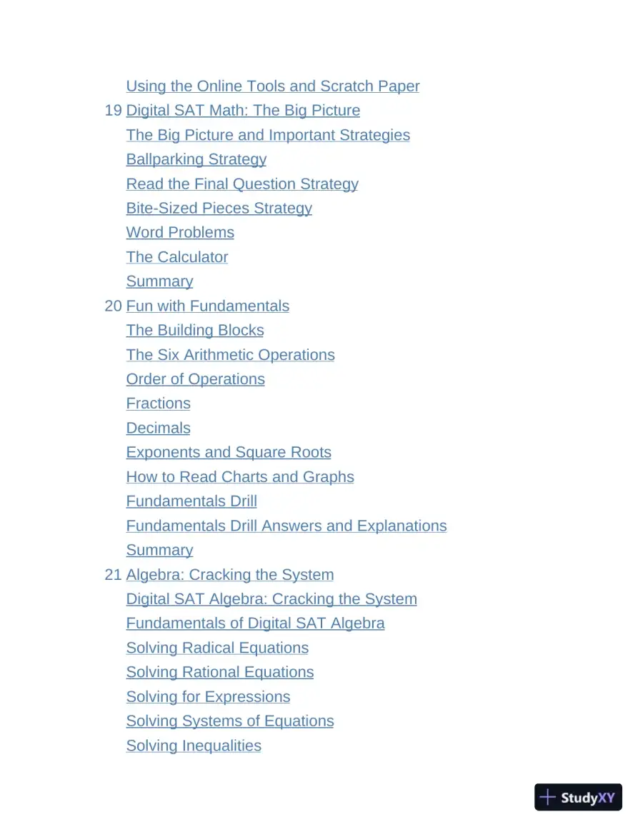 Princeton Review Digital SAT Prep, 2025: 4 Full-Length Practice Tests (2024), page 11