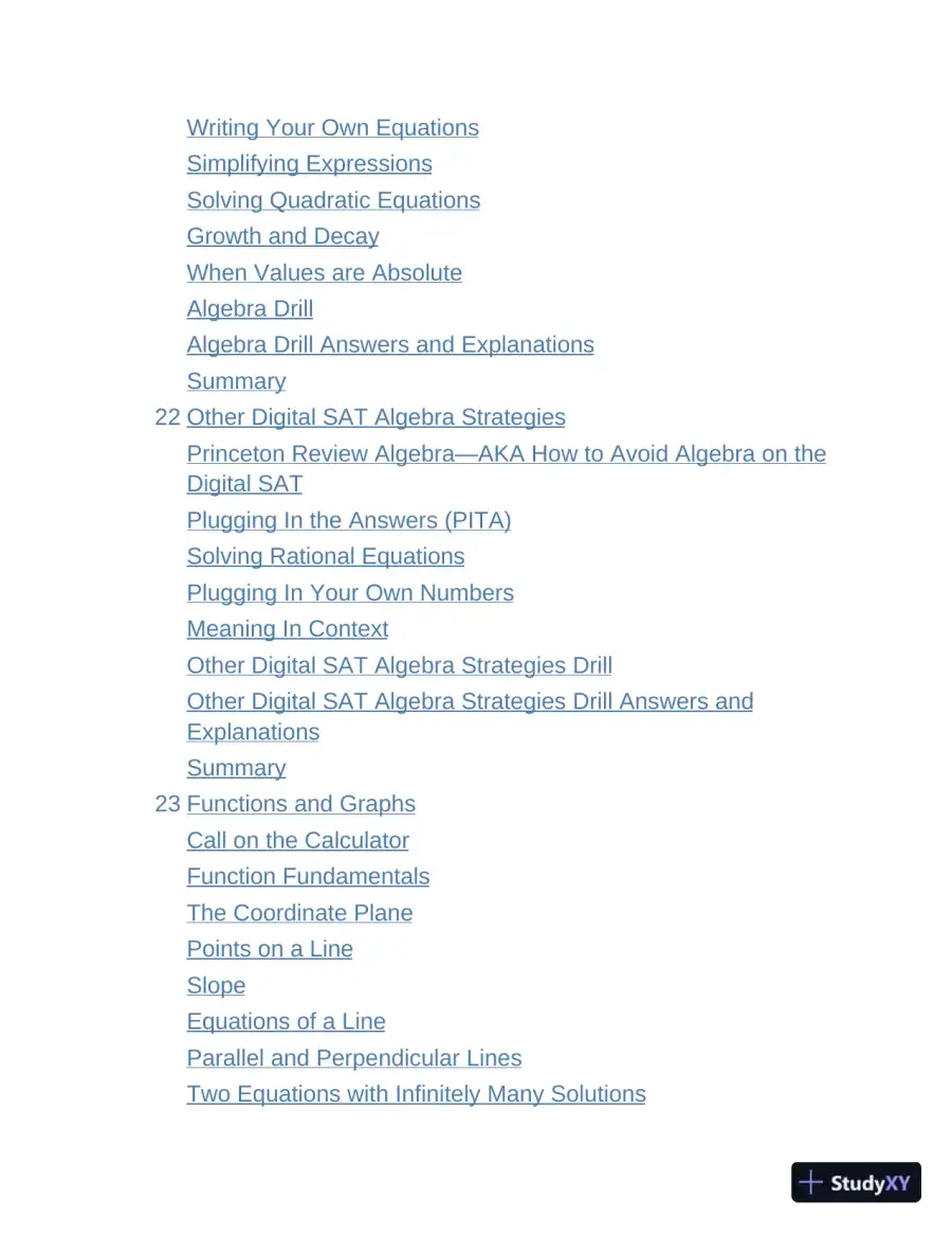 Princeton Review Digital SAT Prep, 2025: 4 Full-Length Practice Tests (2024), page 12