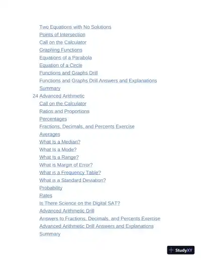 Princeton Review Digital SAT Prep, 2025: 4 Full-Length Practice Tests (2024) - Page 13 preview image