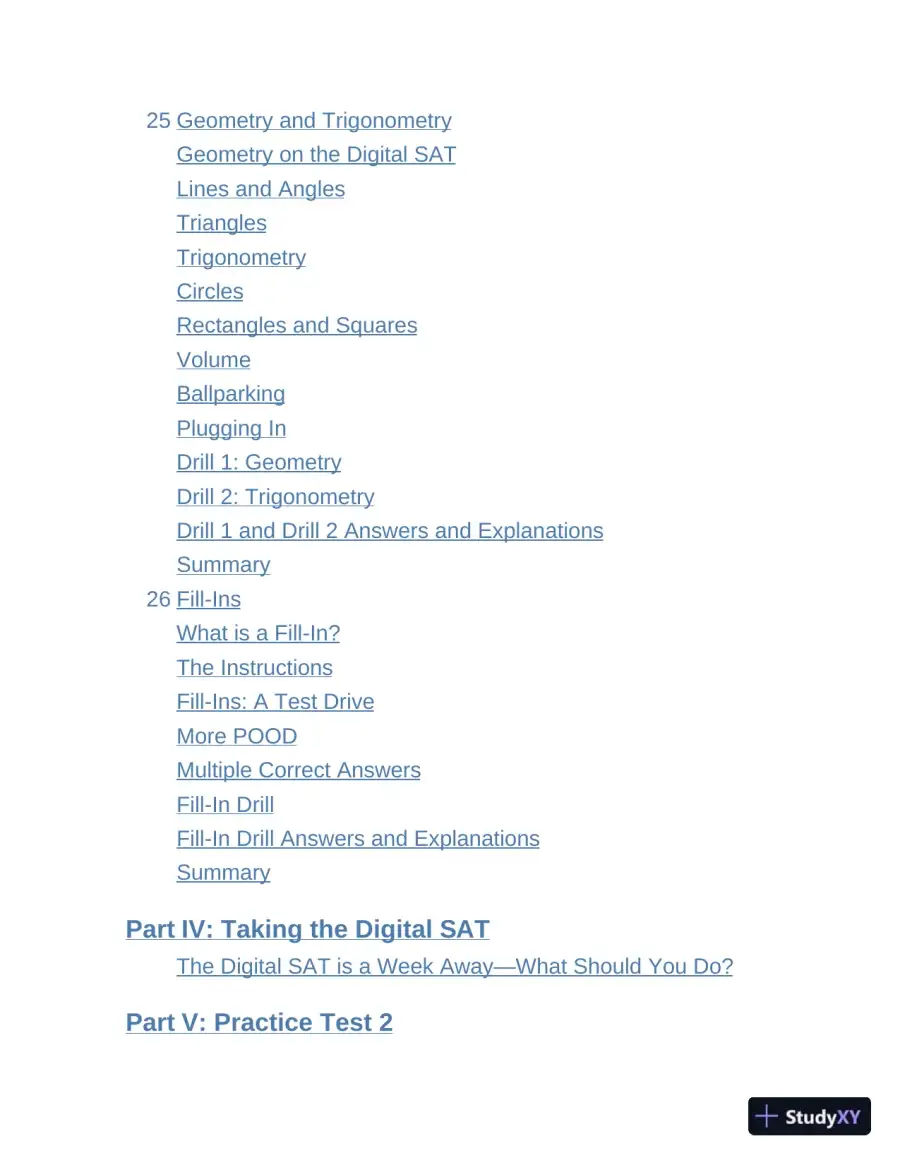 Princeton Review Digital SAT Prep, 2025: 4 Full-Length Practice Tests (2024), page 14