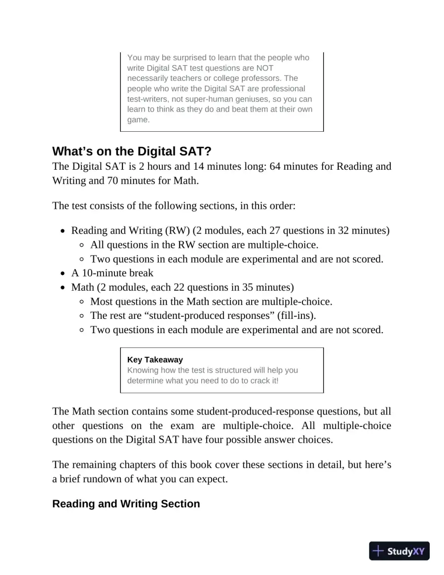 Princeton Review Digital SAT Prep, 2025: 4 Full-Length Practice Tests (2024), page 28