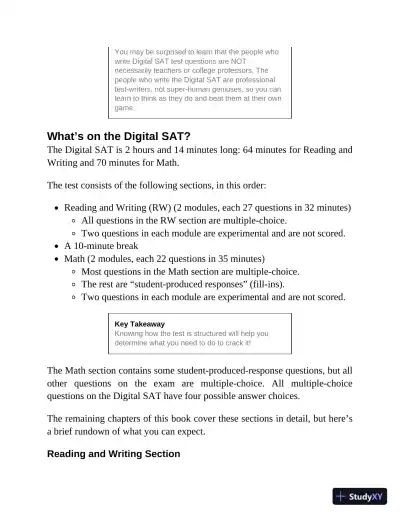 Princeton Review Digital SAT Prep, 2025: 4 Full-Length Practice Tests (2024) - Page 28 preview image