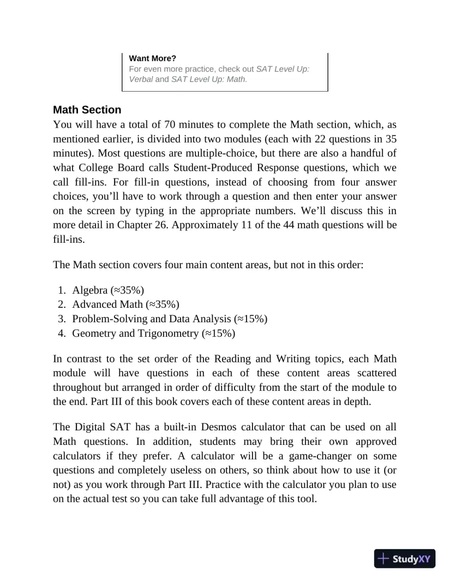 Princeton Review Digital SAT Prep, 2025: 4 Full-Length Practice Tests (2024), page 30