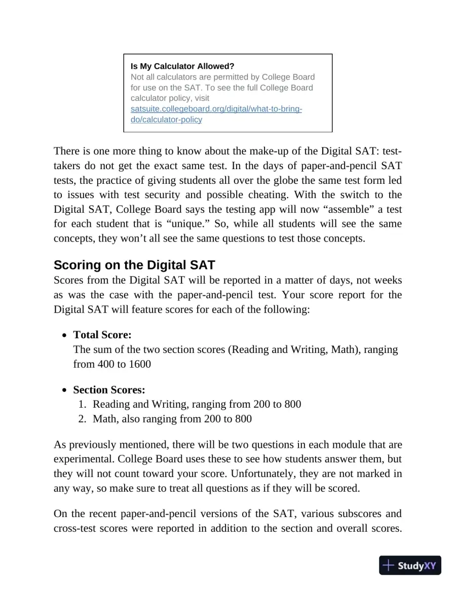 Princeton Review Digital SAT Prep, 2025: 4 Full-Length Practice Tests (2024), page 31