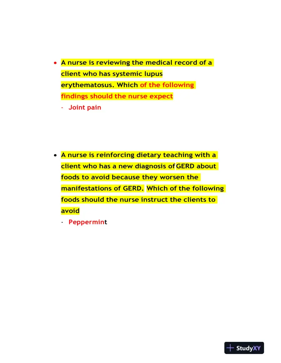 2021, 2022, 2023 ATI PN Medical Surgical Proctored Exam With Answers (84 Solved Questions), page 3