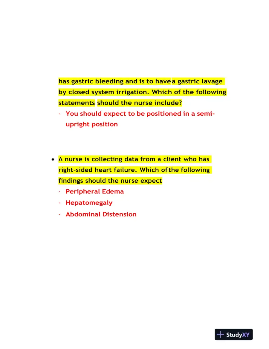 2021, 2022, 2023 ATI PN Medical Surgical Proctored Exam With Answers (84 Solved Questions), page 6