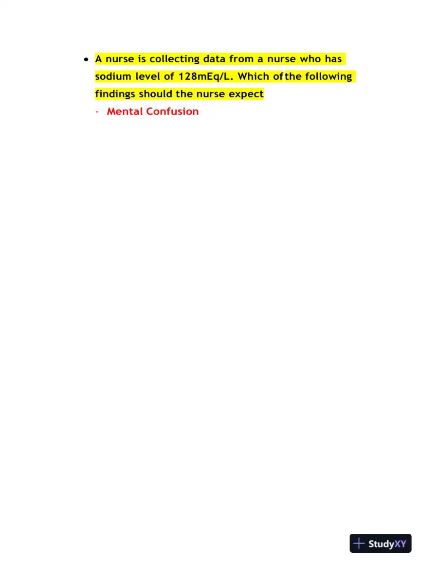 2021, 2022, 2023 ATI PN Medical Surgical Proctored Exam With Answers (84 Solved Questions), page 8
