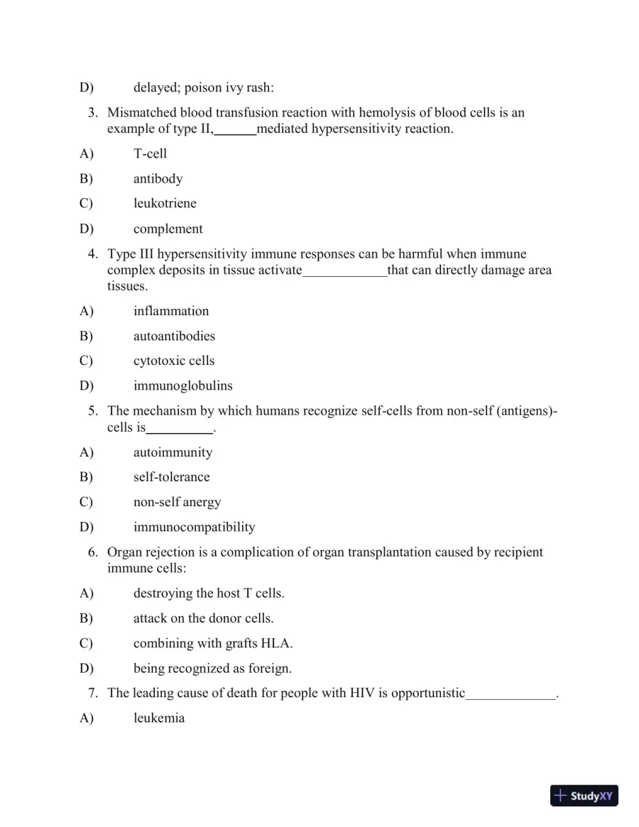 Test Bank for Applied Pathophysiology: A Conceptual Approach, 4th North American Edition (Chapters 1-18), page 20