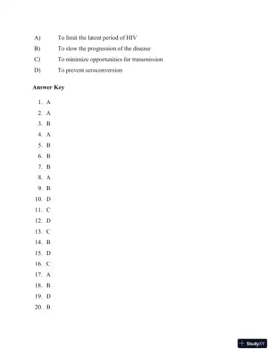 Test Bank for Applied Pathophysiology: A Conceptual Approach, 4th North American Edition (Chapters 1-18) - Page 24 preview image