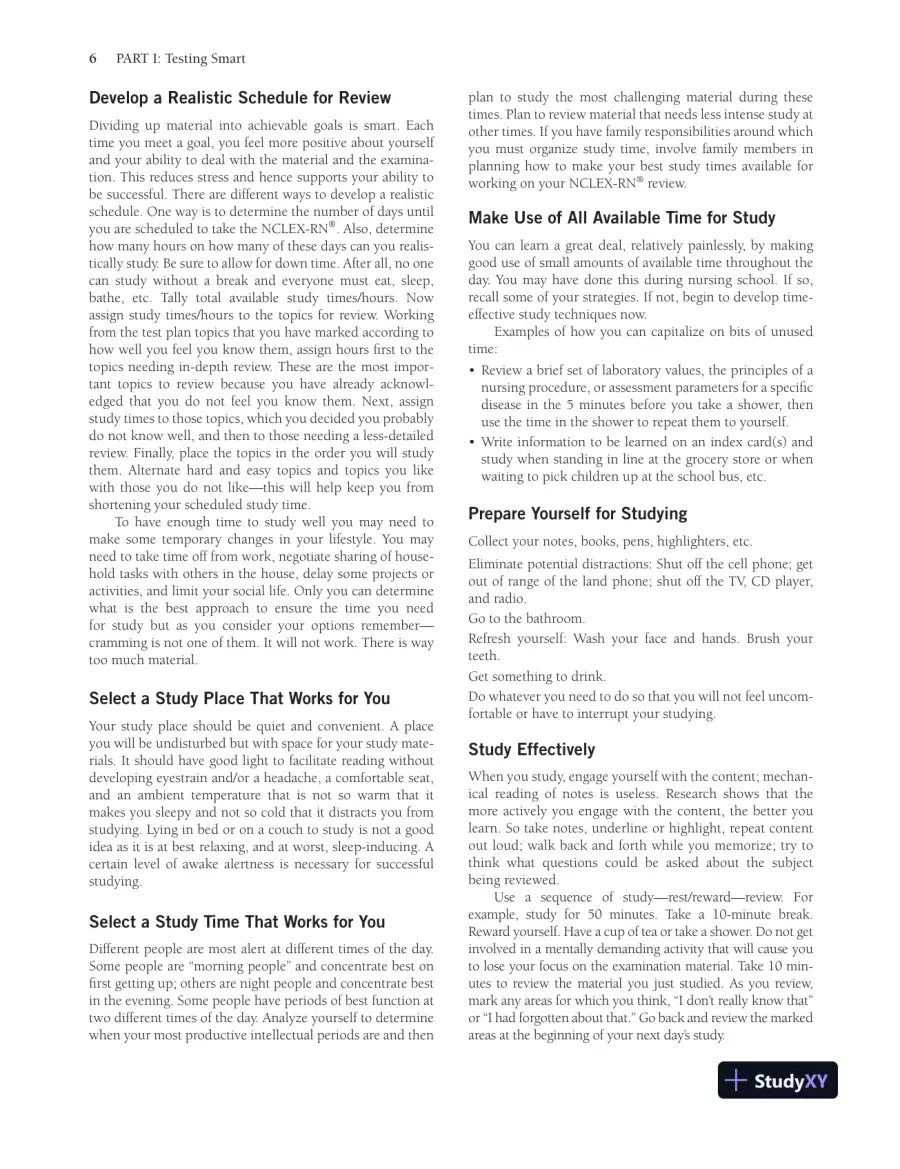 McGraw-Hill Review for the NCLEX-RN Examination (2008), page 23