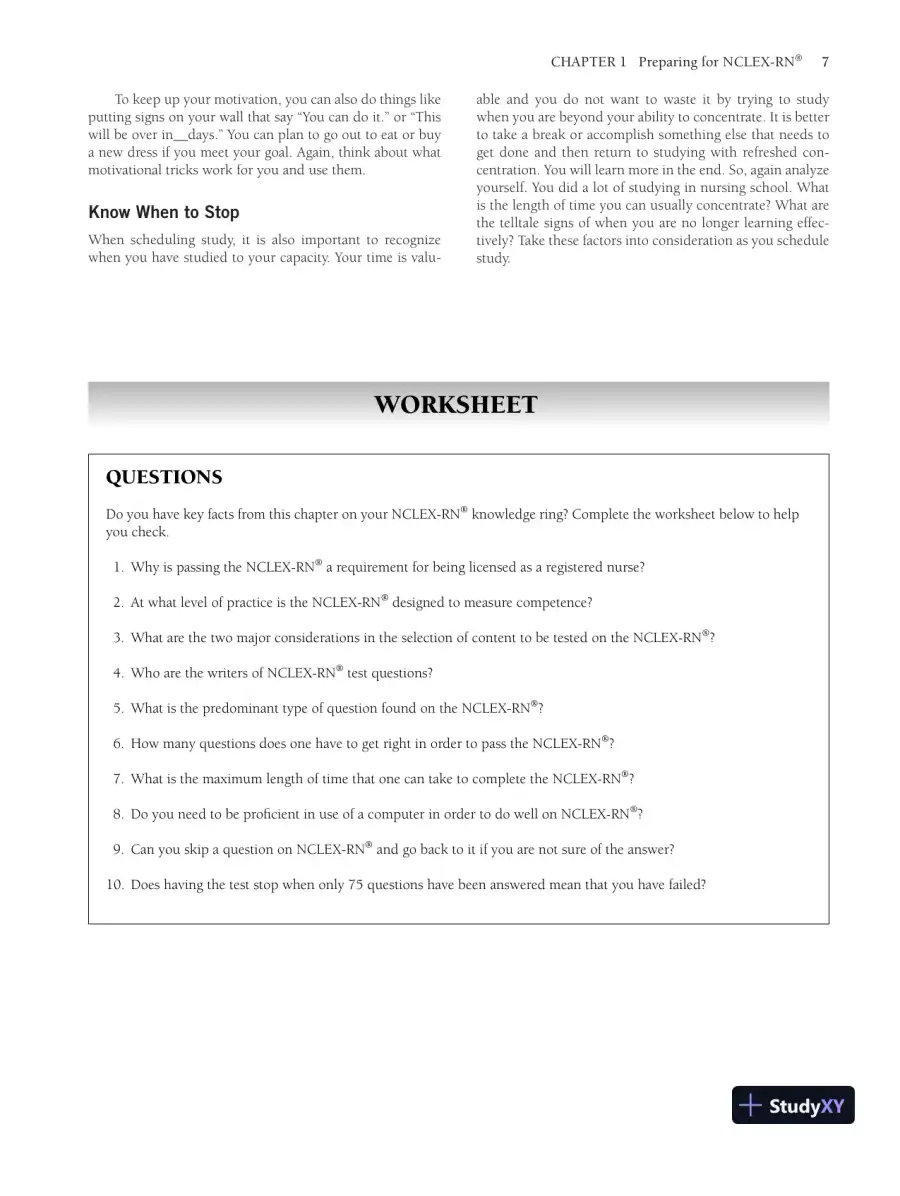 McGraw-Hill Review for the NCLEX-RN Examination (2008), page 24