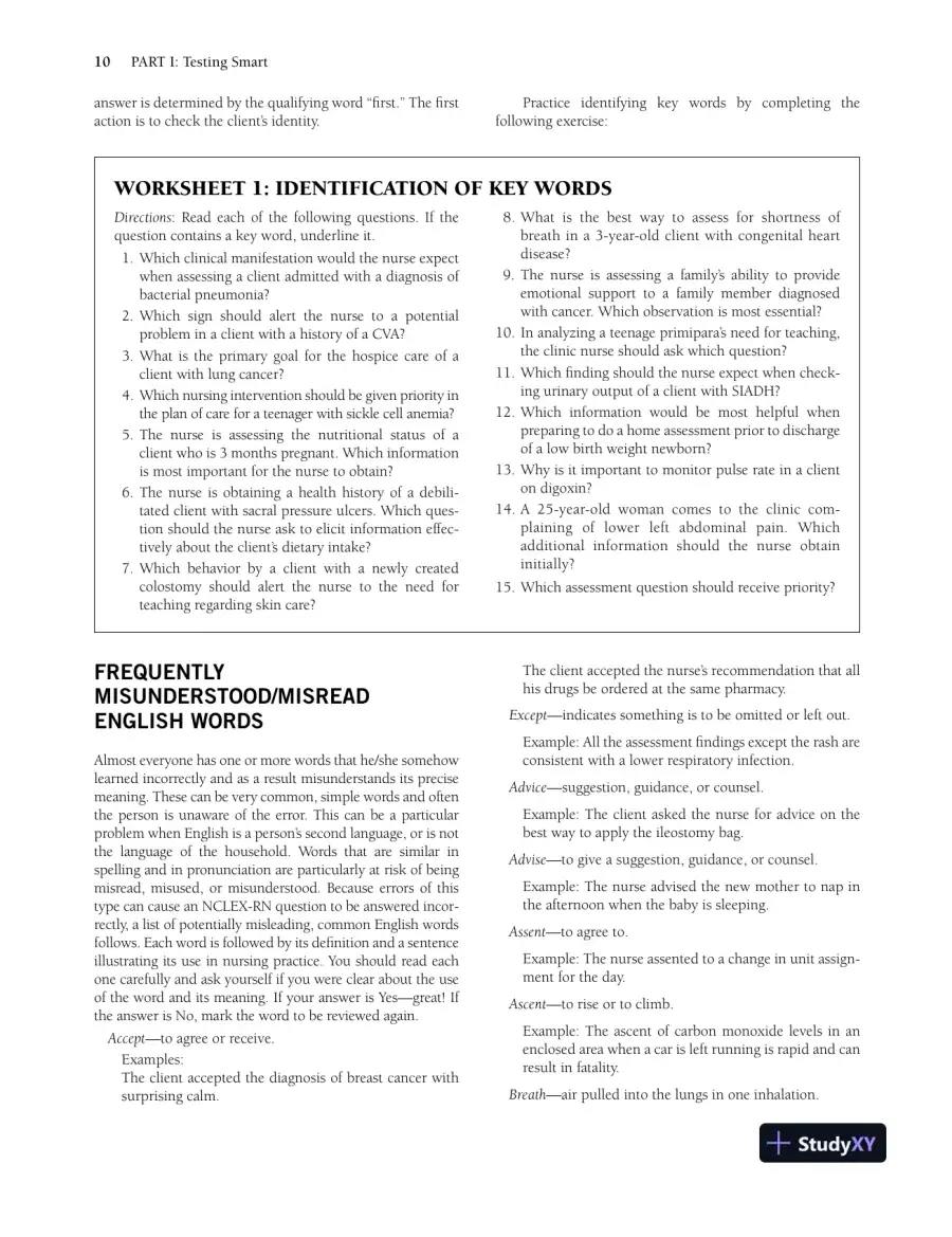 McGraw-Hill Review for the NCLEX-RN Examination (2008), page 27