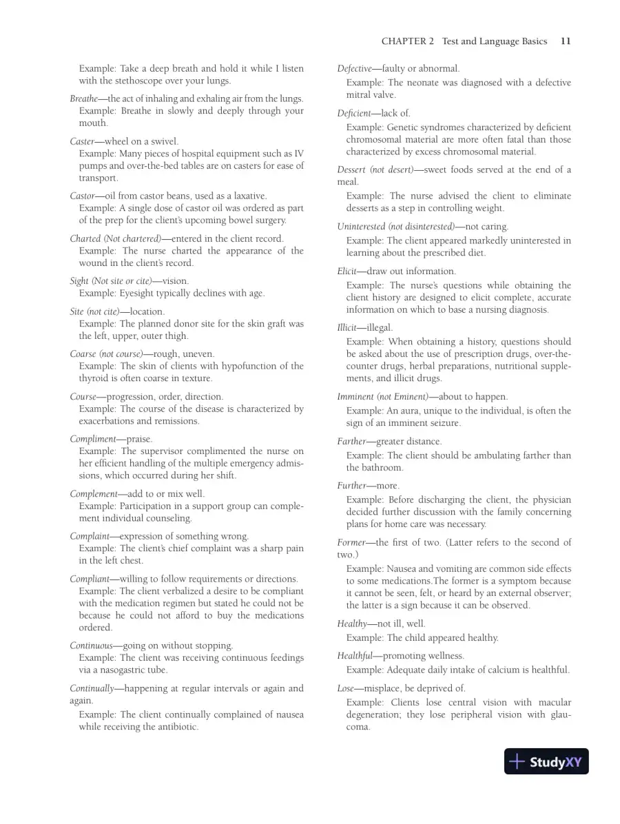 McGraw-Hill Review for the NCLEX-RN Examination (2008), page 28
