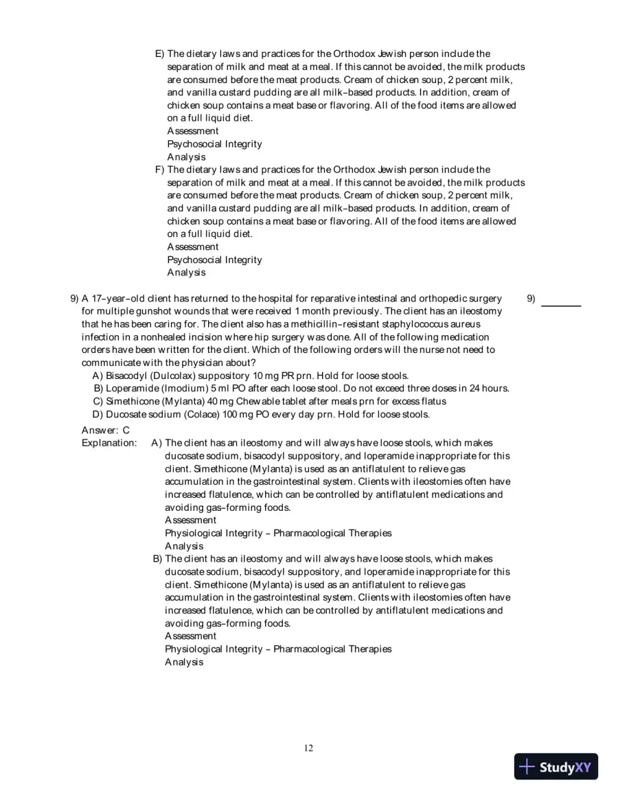 Test Bank For Fundamental Nursing Care, 2nd Edition, page 13