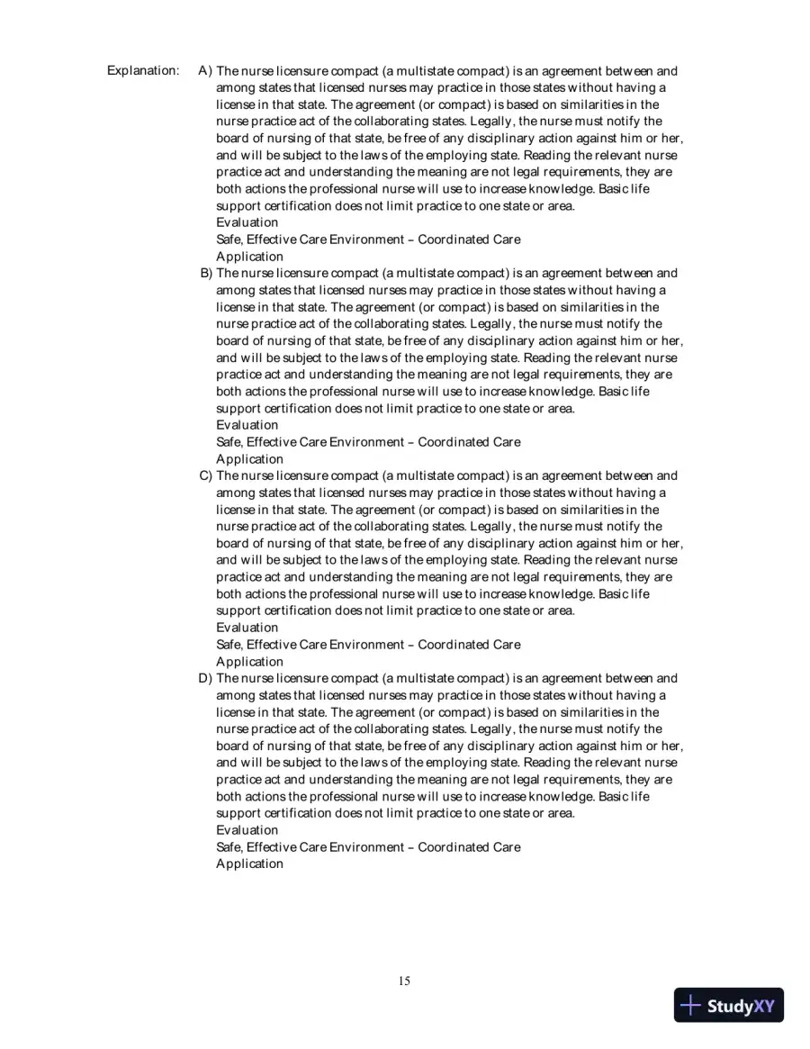 Test Bank For Fundamental Nursing Care, 2nd Edition, page 16