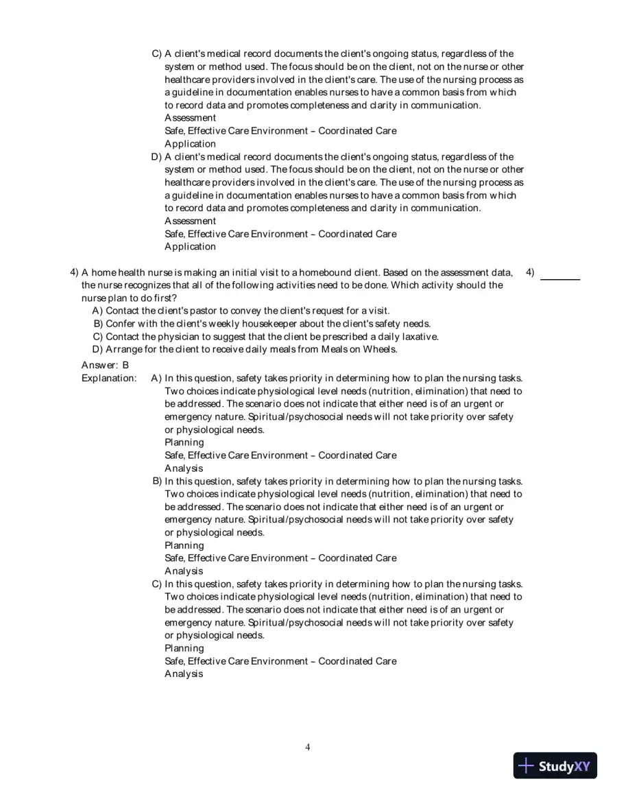 Test Bank For Fundamental Nursing Care, 2nd Edition, page 28