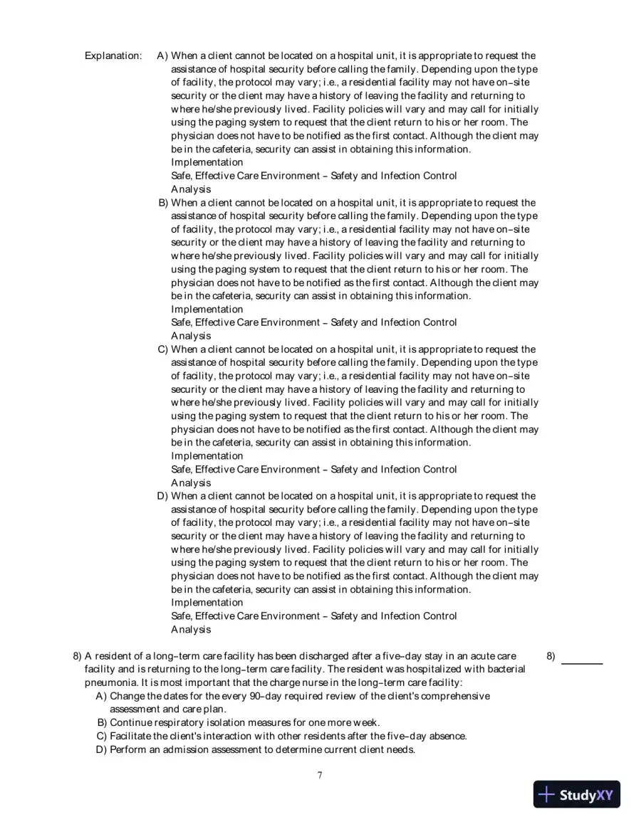 Test Bank For Fundamental Nursing Care, 2nd Edition, page 31