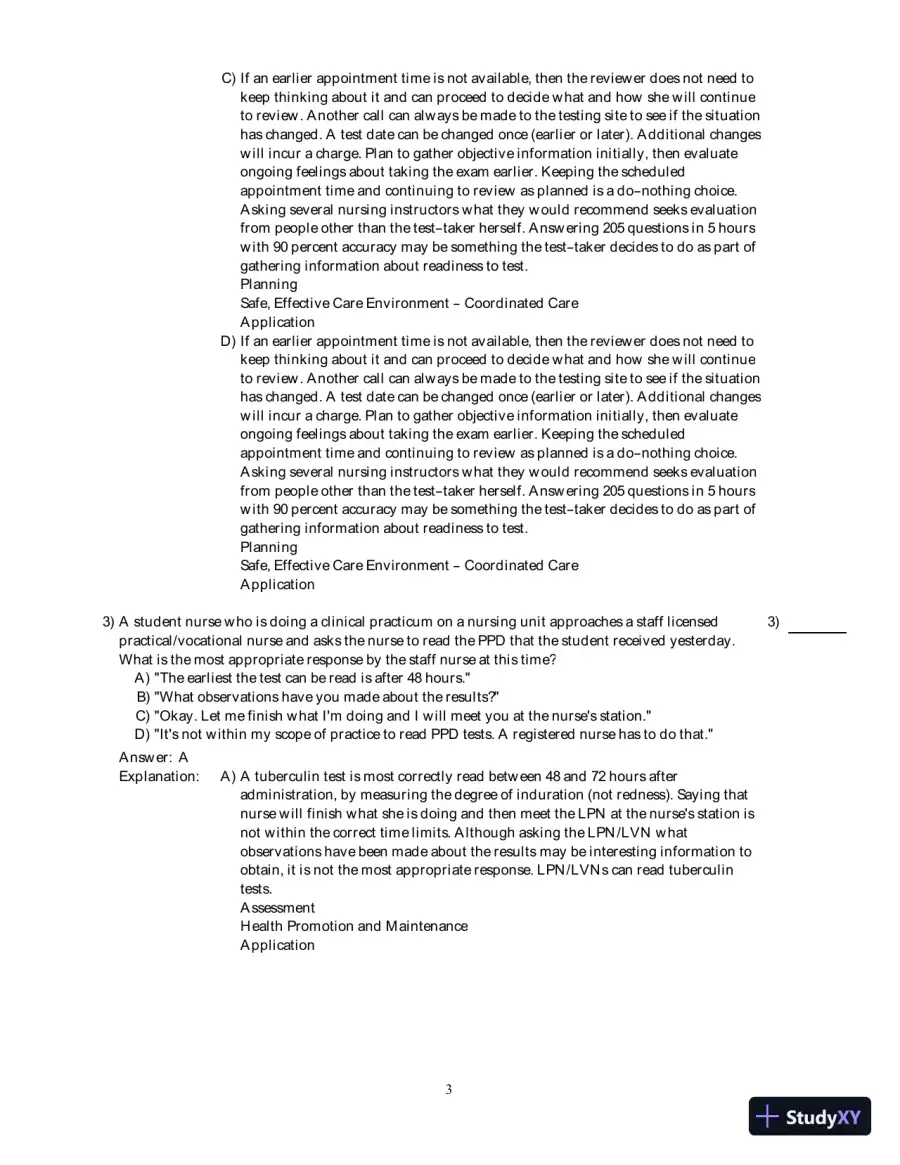 Test Bank For Fundamental Nursing Care, 2nd Edition, page 4