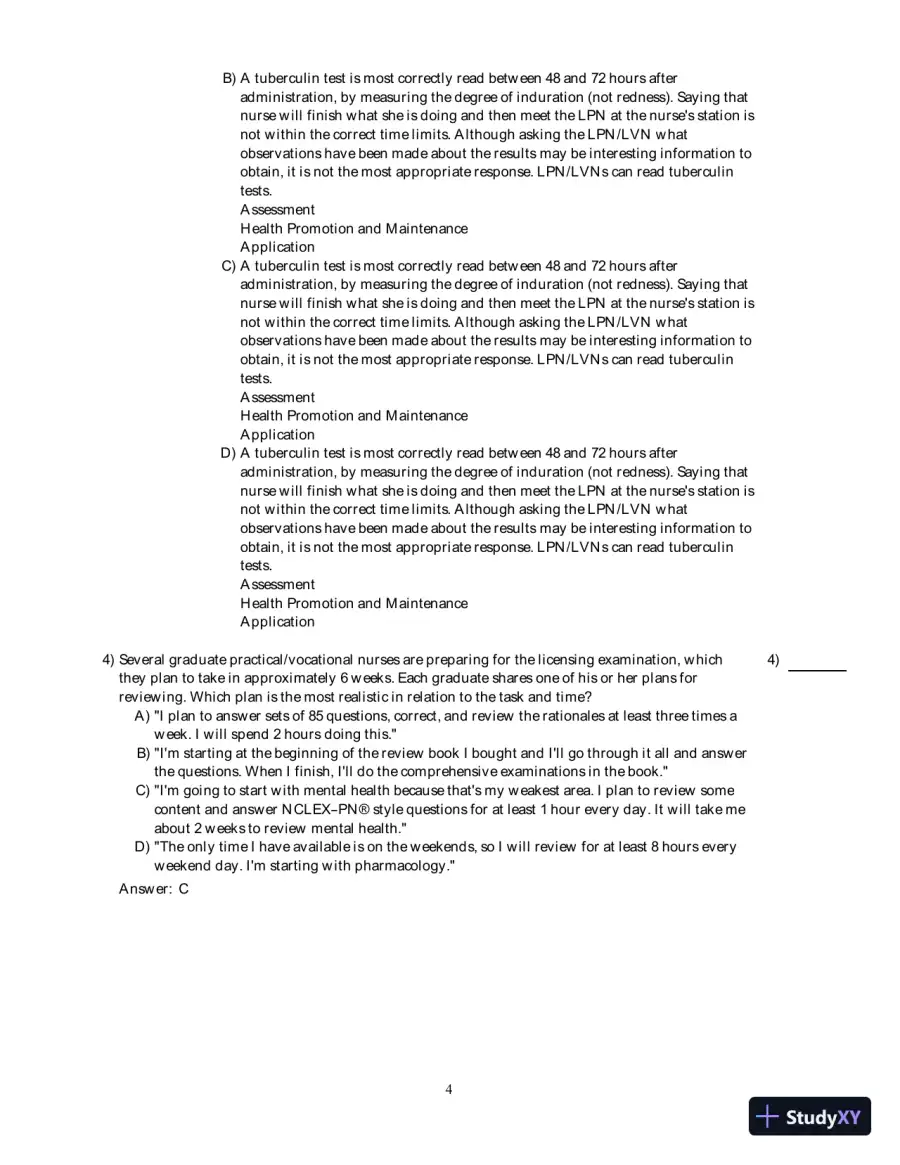 Test Bank For Fundamental Nursing Care, 2nd Edition, page 5