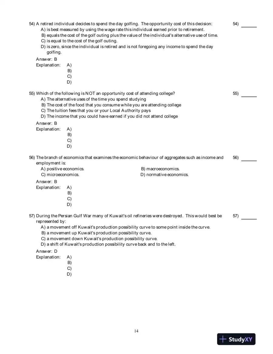 Economics , 8th Edition Test Bank, page 15