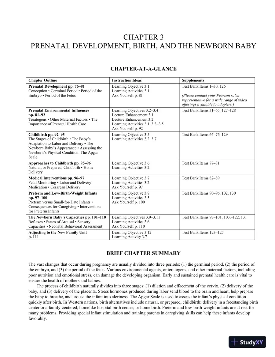 Development Through the Lifespan, 7th Edition Class Notes, page 27
