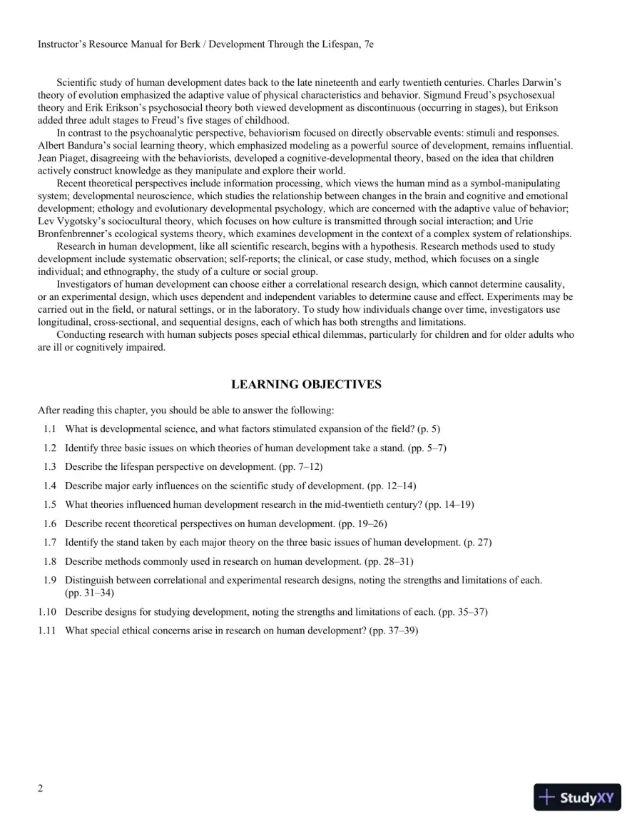 Development Through the Lifespan, 7th Edition Class Notes, page 3