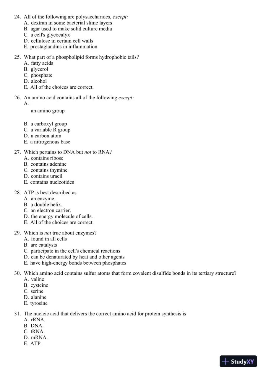 Test Bank for Foundations In Microbiology, 9th Edition, page 17