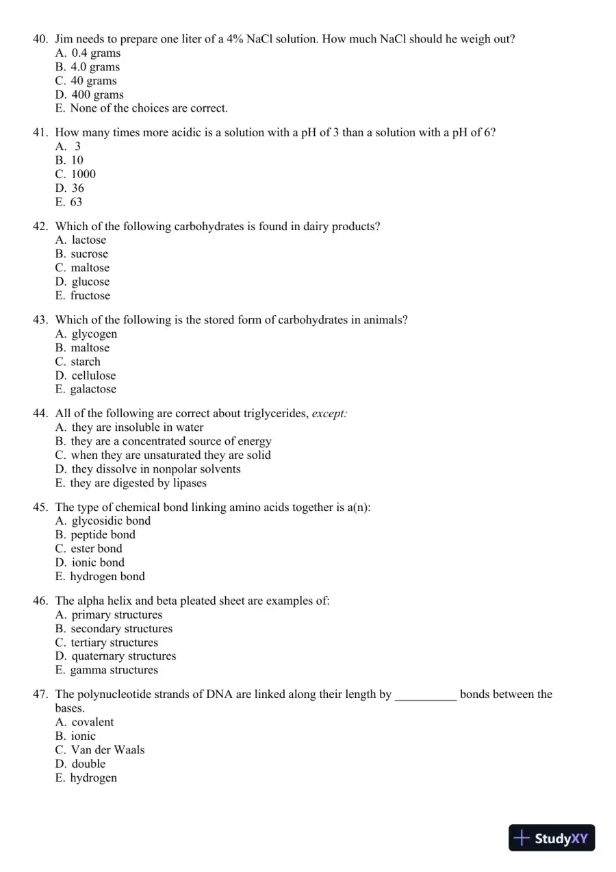 Test Bank for Foundations In Microbiology, 9th Edition, page 19