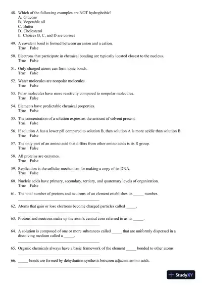 Test Bank for Foundations In Microbiology, 9th Edition - Page 20 preview image