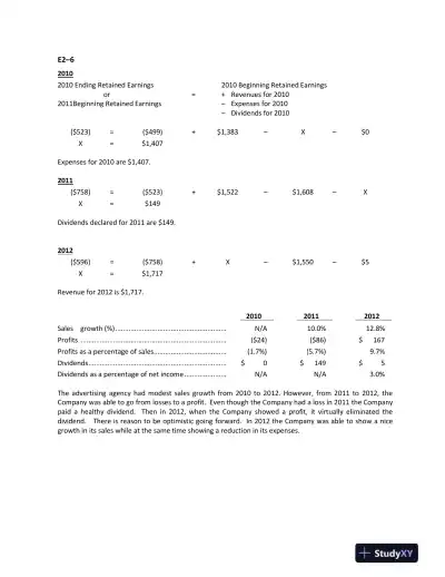 Solution Manual for Financial Accounting in an Economic Context, 9th Edition - Page 11 preview image