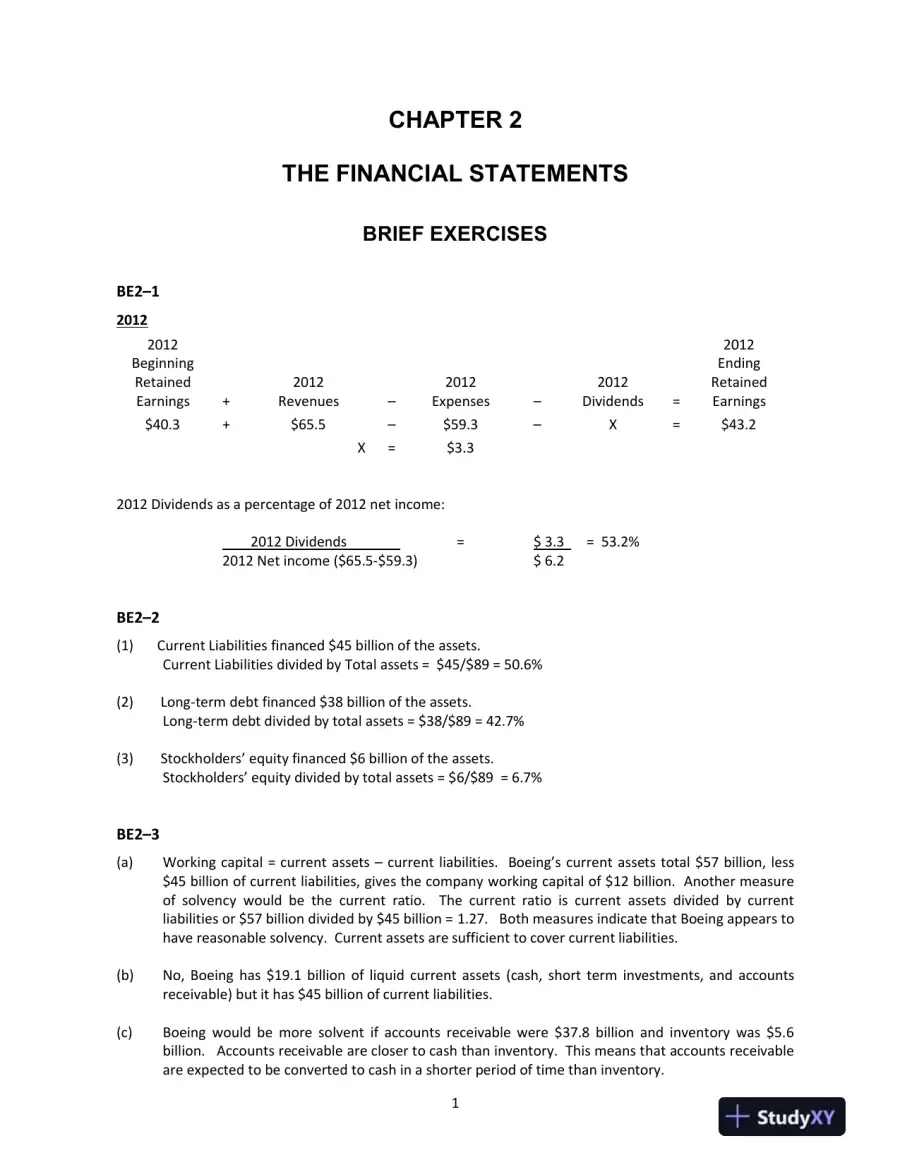 Solution Manual for Financial Accounting in an Economic Context, 9th Edition, page 7