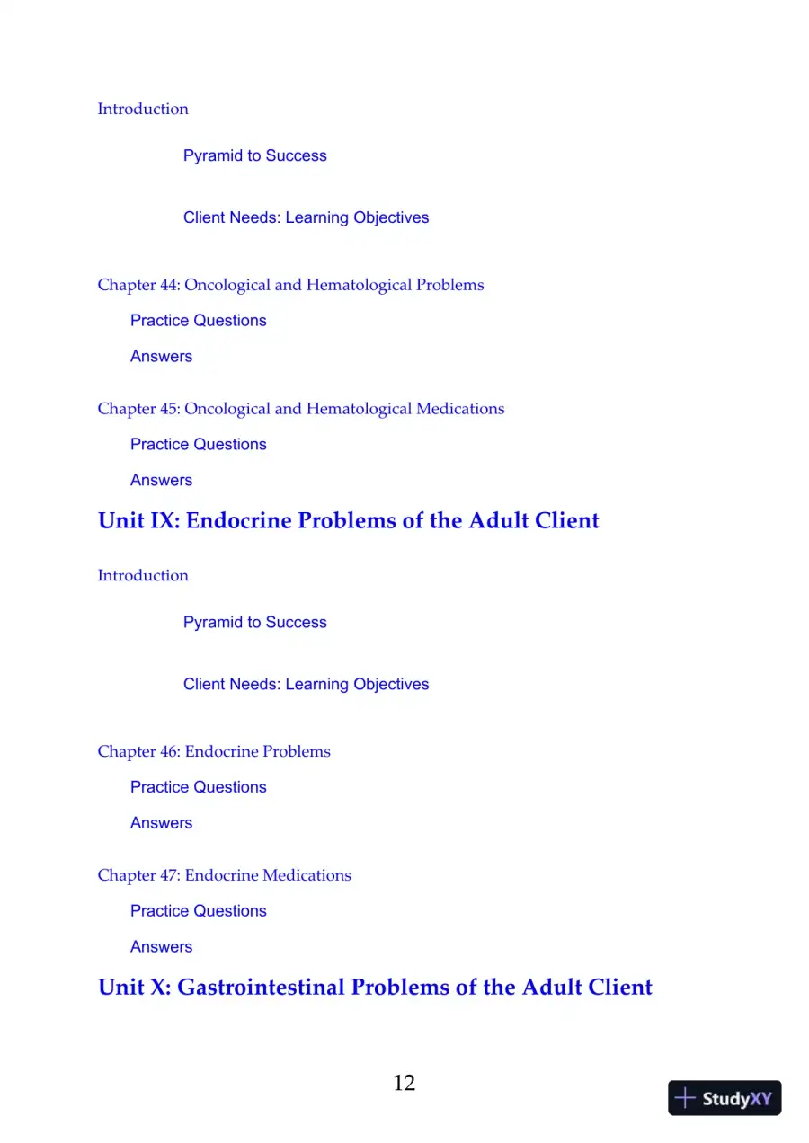 Saunders Comprehensive Review for the NCLEX-RN® Examination, 8th Edition (2019), page 13