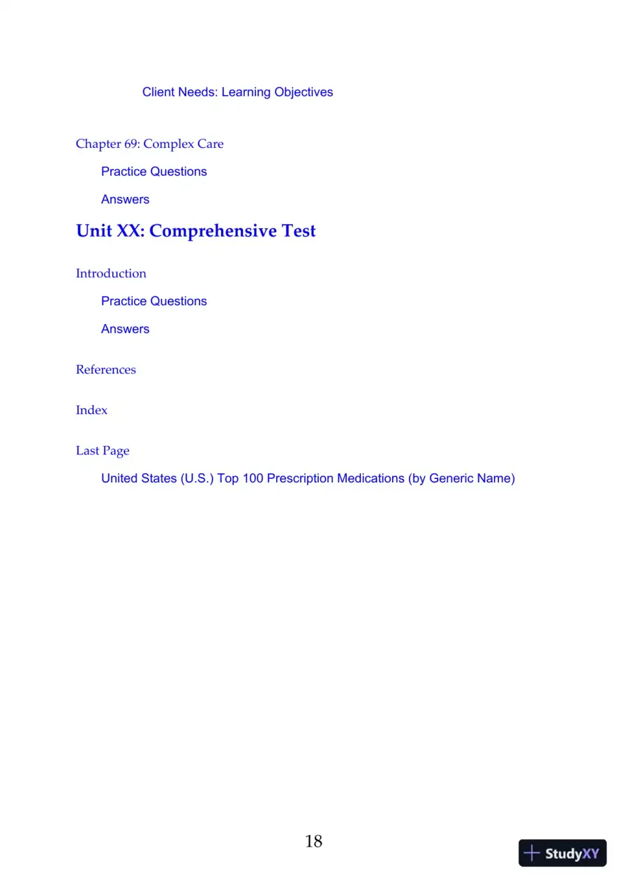 Saunders Comprehensive Review for the NCLEX-RN® Examination, 8th Edition (2019), page 19