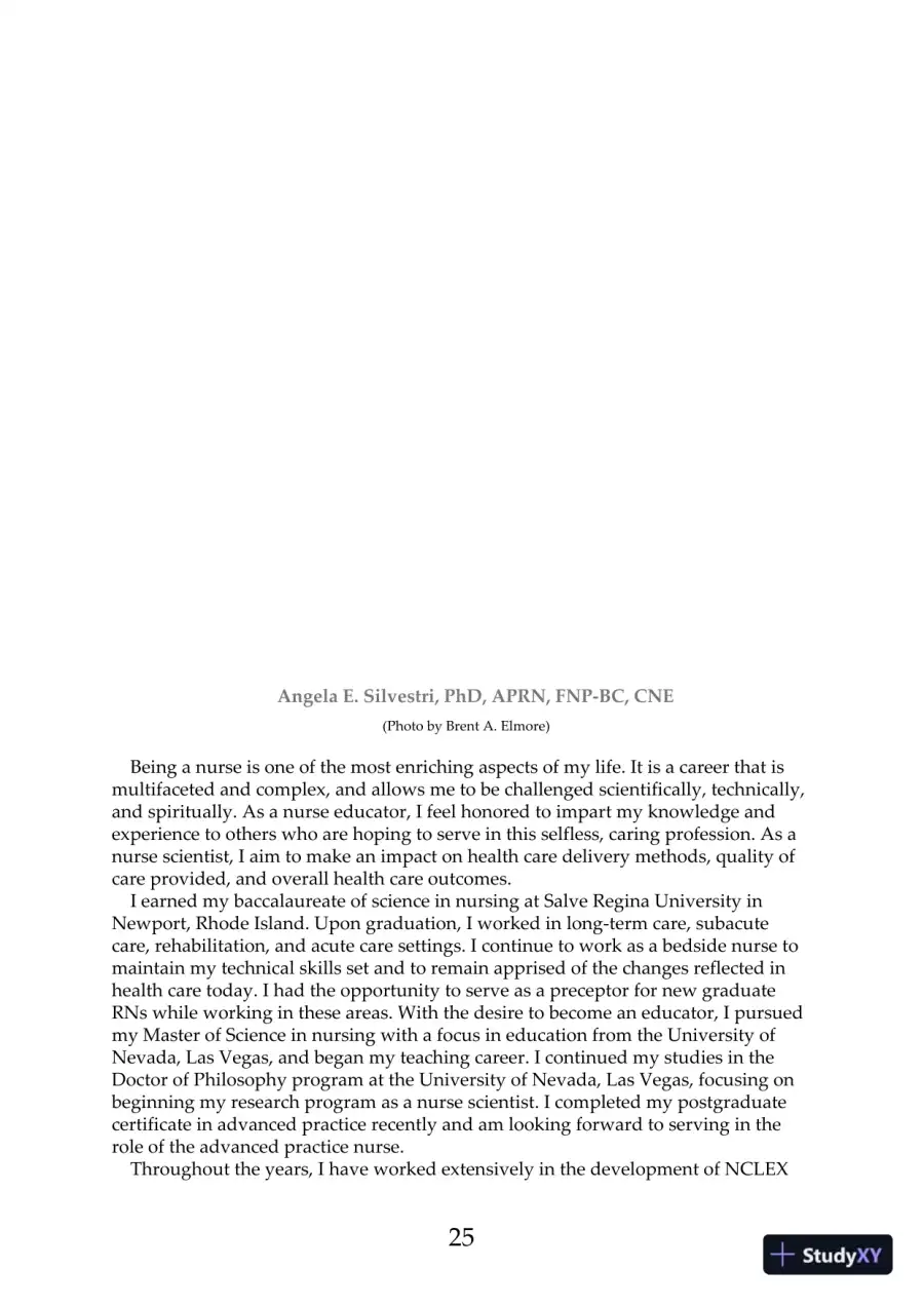 Saunders Comprehensive Review for the NCLEX-RN® Examination, 8th Edition (2019), page 26
