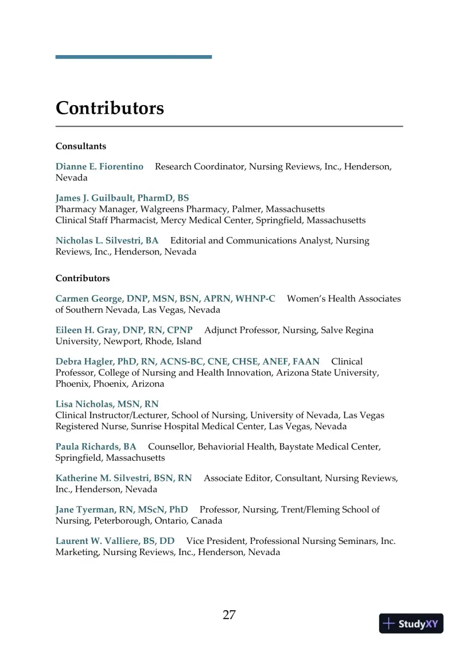 Saunders Comprehensive Review for the NCLEX-RN® Examination, 8th Edition (2019), page 28