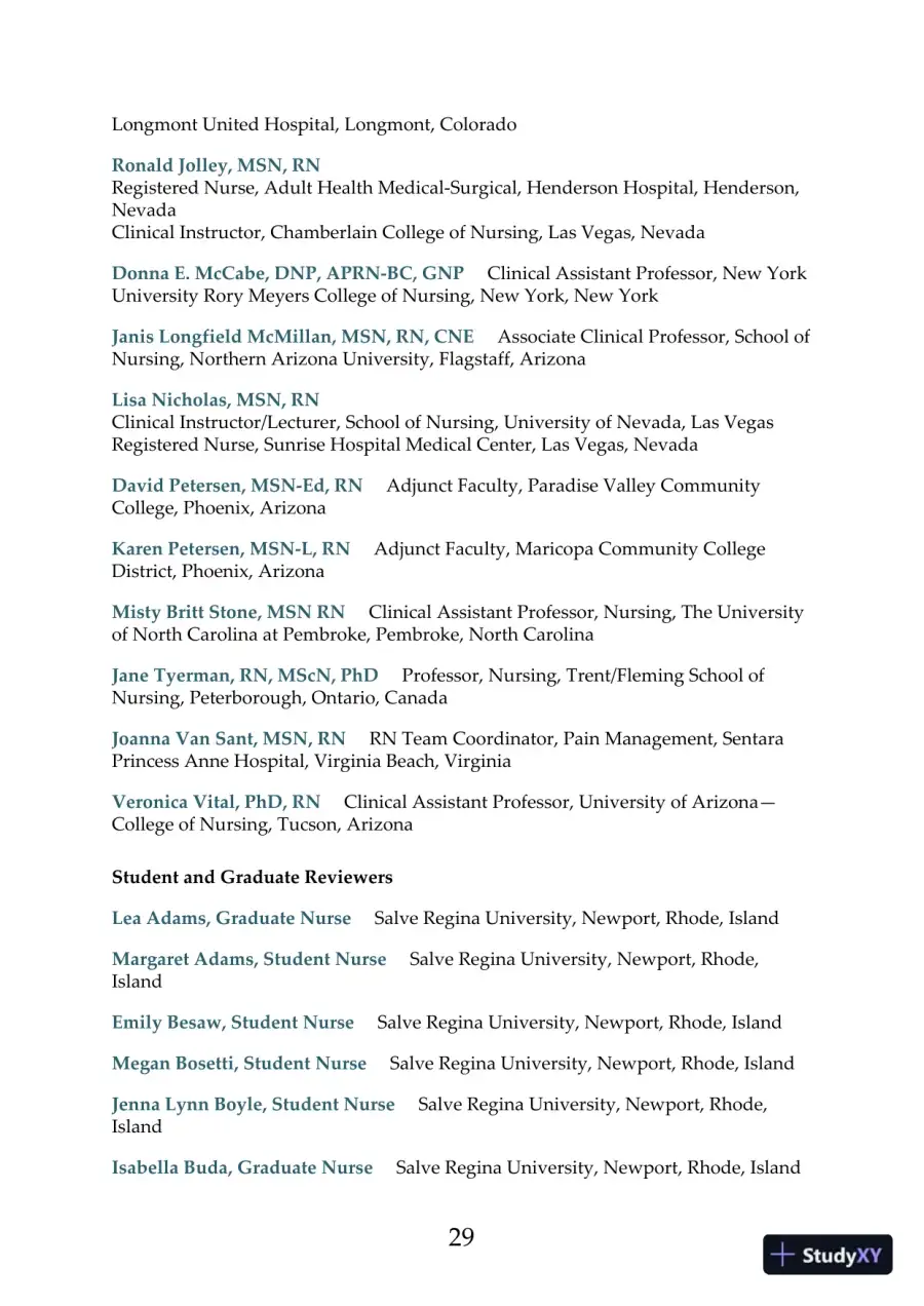 Saunders Comprehensive Review for the NCLEX-RN® Examination, 8th Edition (2019), page 30