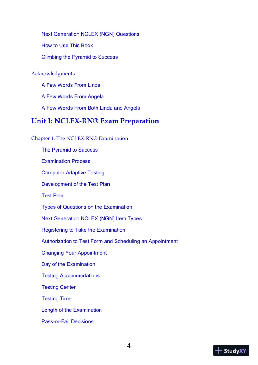 Saunders Comprehensive Review for the NCLEX-RN® Examination, 8th Edition (2019), page 5