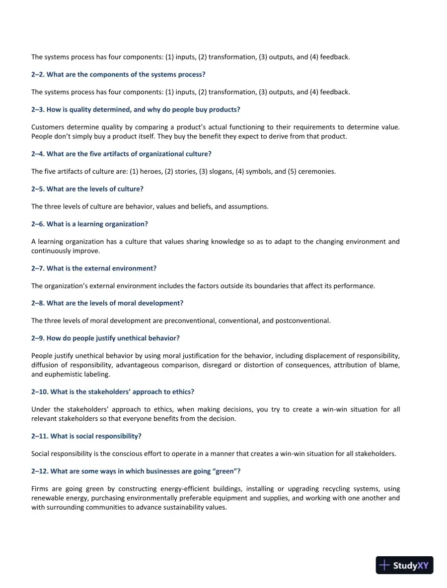 Management Fundamentals: Concepts, Applications, and Skill Development 7th Edition Solution Manual, page 11