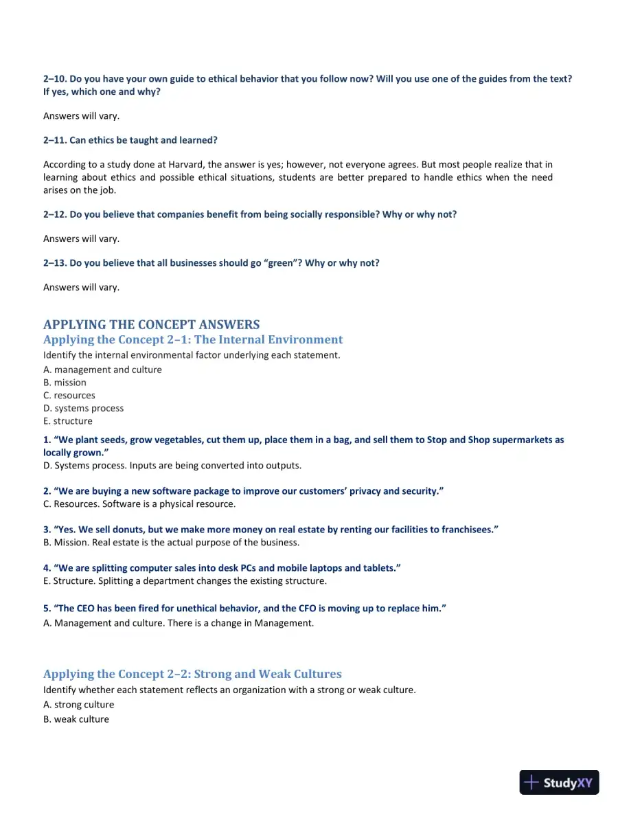 Management Fundamentals: Concepts, Applications, and Skill Development 7th Edition Solution Manual, page 13
