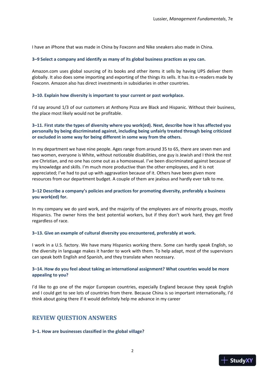 Management Fundamentals: Concepts, Applications, and Skill Development 7th Edition Solution Manual, page 19