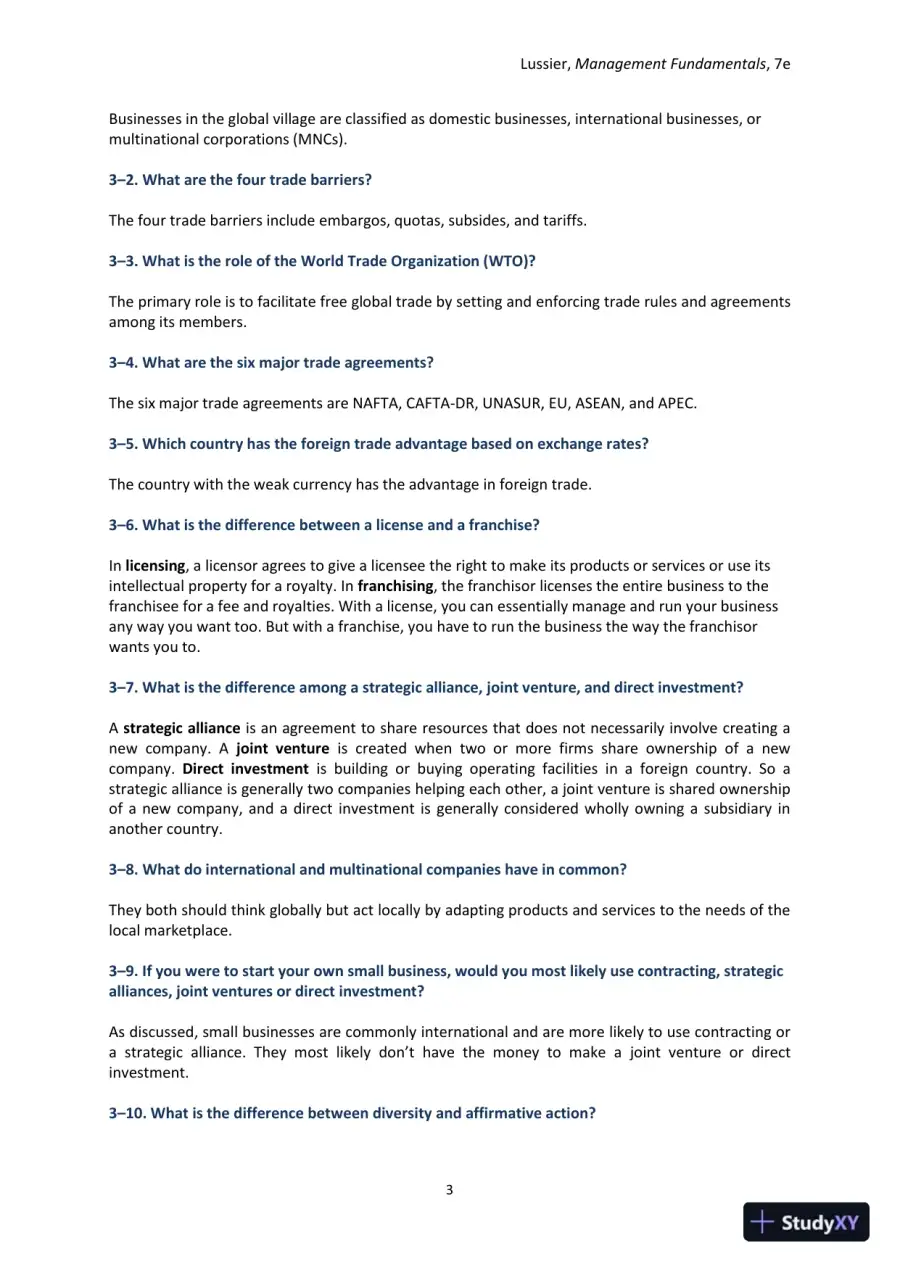 Management Fundamentals: Concepts, Applications, and Skill Development 7th Edition Solution Manual, page 20