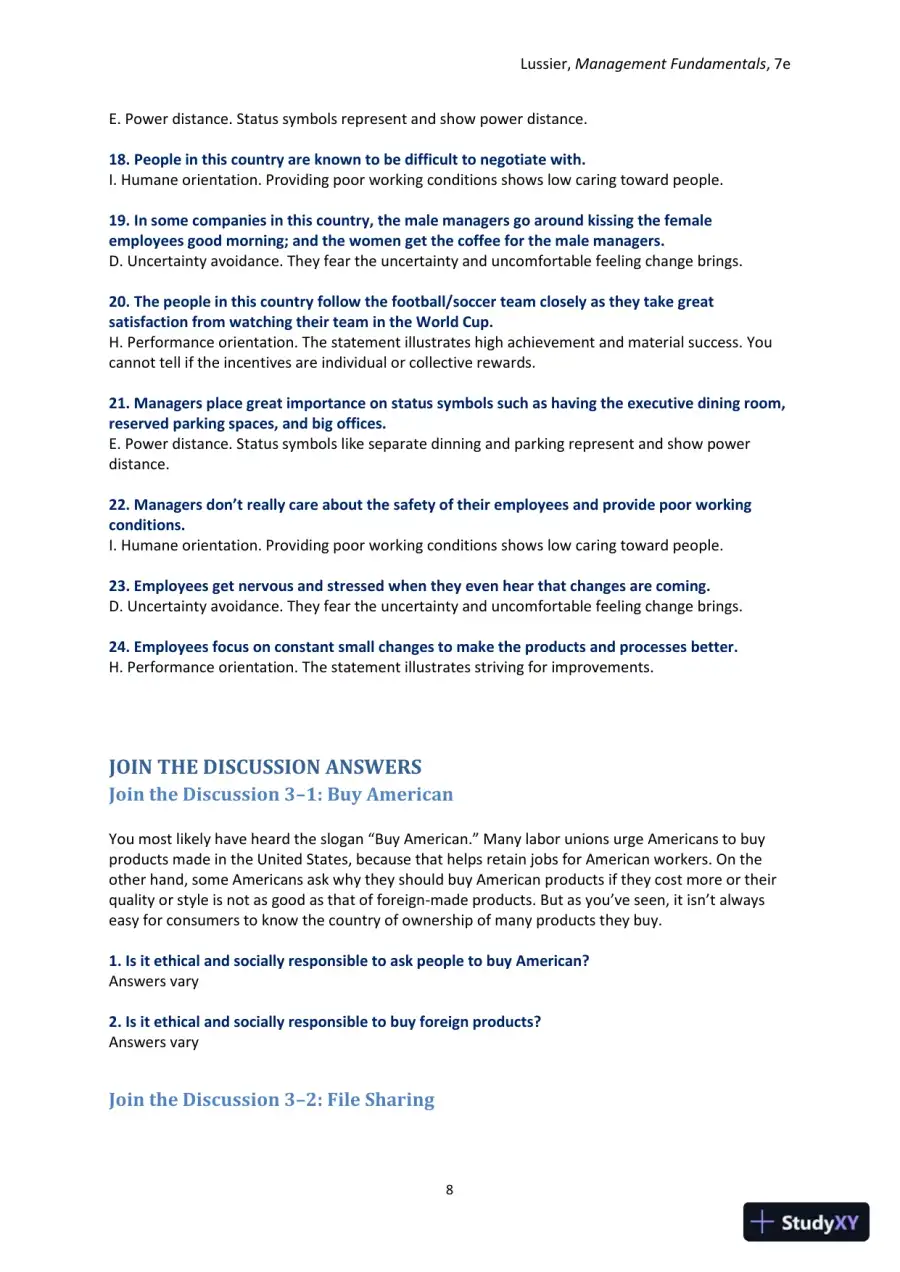 Management Fundamentals: Concepts, Applications, and Skill Development 7th Edition Solution Manual, page 25