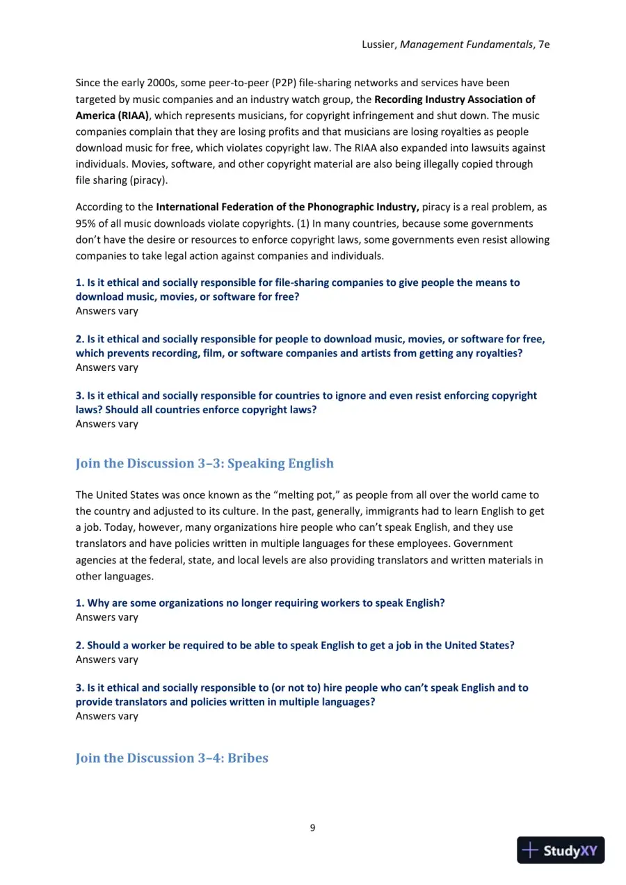 Management Fundamentals: Concepts, Applications, and Skill Development 7th Edition Solution Manual, page 26